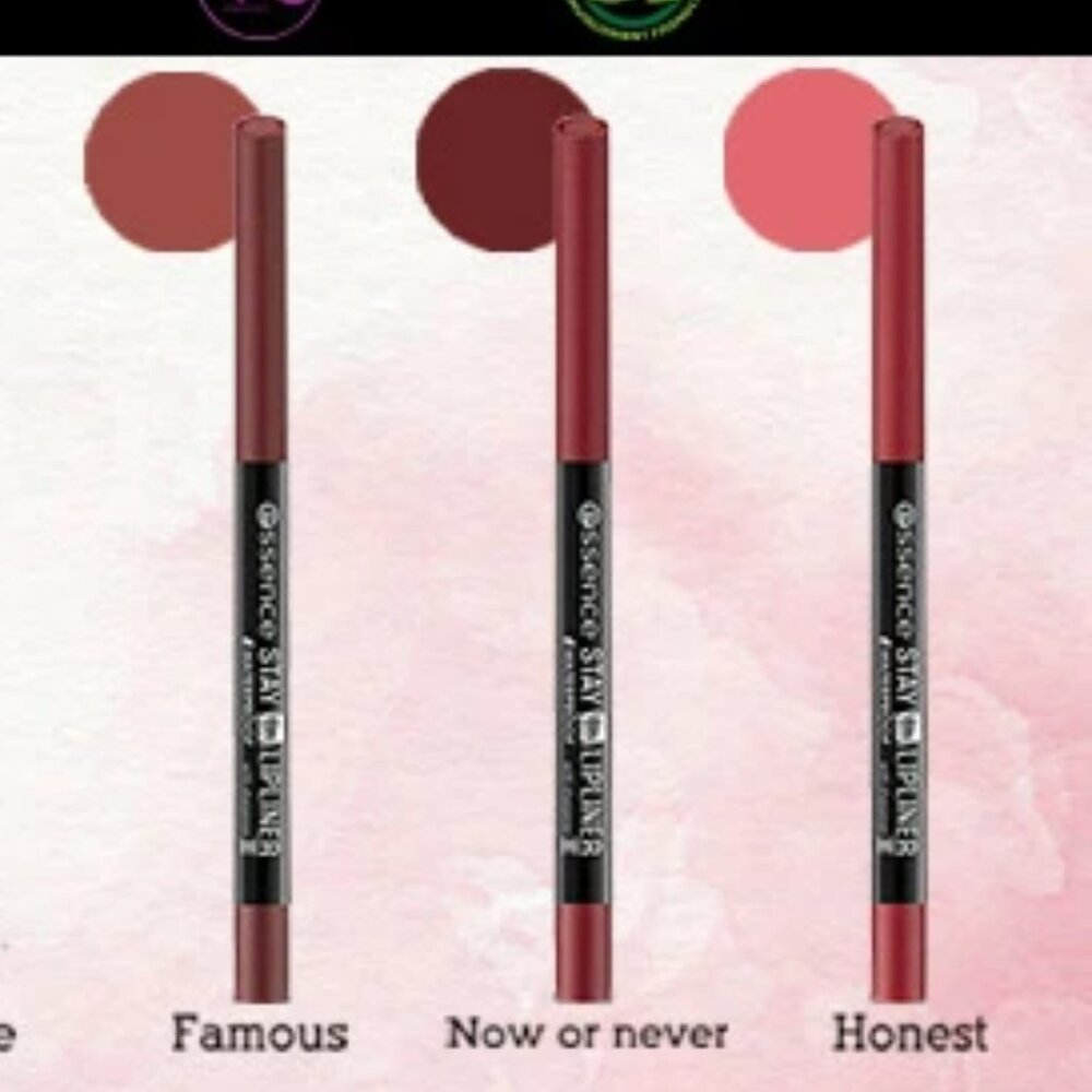 Essence Stay 8 Hour Lipliner Waterproof X2 NWT